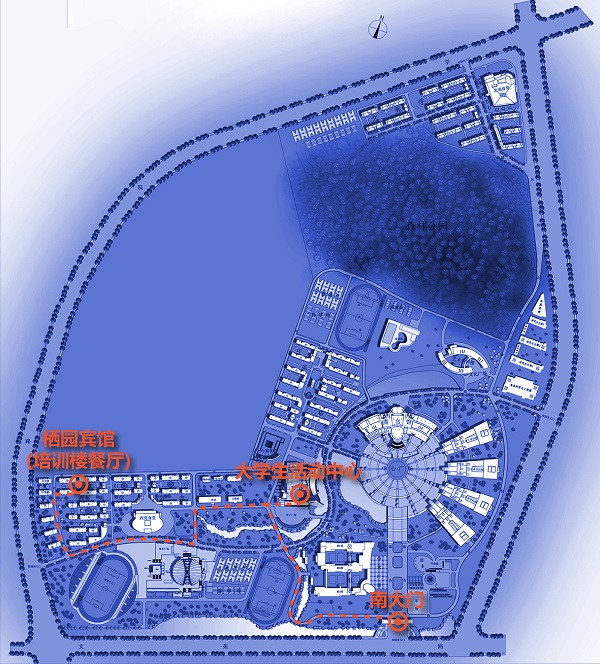 南京财经大学仙林校区平面图